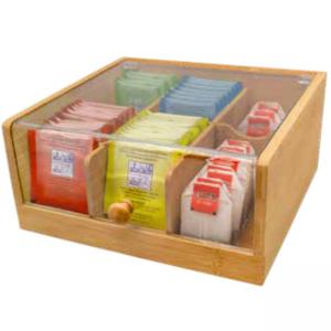 Nerthus Бамбукова кутия за съхранение на чай