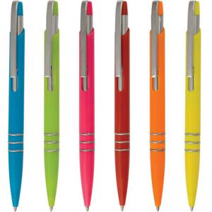 Пластмасови химикалки в седем цвята