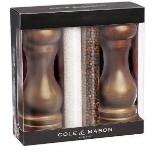 COLE & MASON Подаръчен комплект мелнички за сол и пипер “FOREST CAPSTAN“