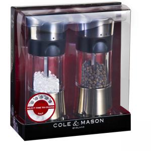 COLE & MASON К-т мелнички за сол и пипер “HORSHAM“ - 15,4 см. - с механизъм за прецизност