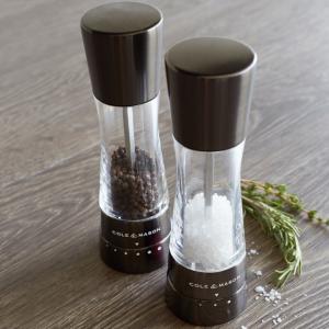 COLE&MASON Комплект мелнички за сол и пипер “DERWENT GUNMETAL“ - 19 см. - с механизъм за прецизност - цвят графит