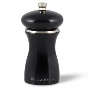COLE&MASON Мелничка за пипер “SHERWOOD BLACK GLOSS“ - 12 см. - цвят черен