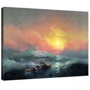 Иван Айвазовски - ДЕВЕТИЯТ ВАЛ - 150х100