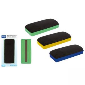 Гъба за бяла дъска текстилна, магнитна, 63 x 145 мм