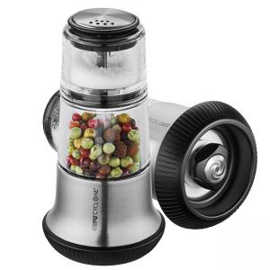 GEFU Мелничка за пипер със солница X-PLOSION® - 2в1 - цвят инокс