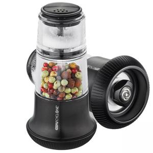 GEFU Мелничка за пипер със солница X-PLOSION® - 2в1 - цвят черен