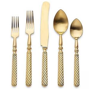 HERDMAR Комплект прибори за хранене SOBOR- 30 части - позлатени / мат