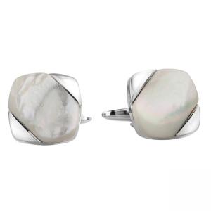 Копчета за ръкавели със седеф - SILVER FLAME