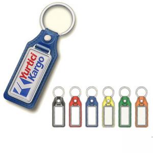 Ключодържател с обемен стикер, хромиран с халка