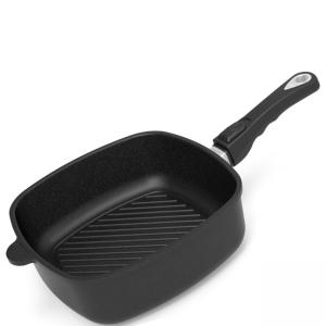 AMT Gastroguss Тиган скара дълбок - 26 х 26 см, височина 7 см, с мобилна дръжка