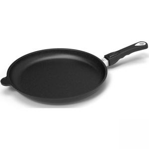 AMT Gastroguss Тиган плитък индукционен Ø 32 см, височина 4 см, с мобилна дръжка