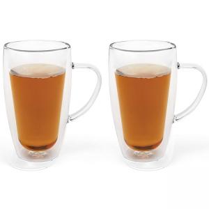 BREDEMEIJER Комплект от 2 бр двустенни стъклени чаши - 295 мл