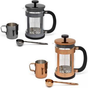 LEOPOLD VIENNA Комплект за кафе от 3 части - 800 мл - цвят черен