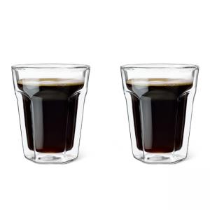 LEOPOLD VIENNA Комплект от 2 бр двустенни стъклени чаши - 220 мл