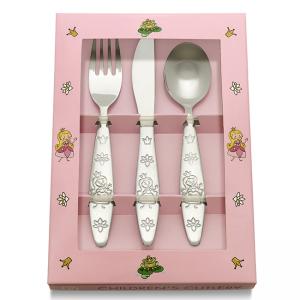 ZILVERSTAD Комплект детски прибори за хранене “Принцеса“ - 3 части