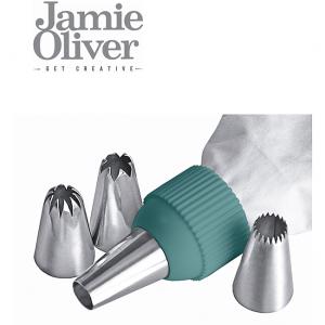 JAMIE OLIVER Сладкарски шприц с 5 бр. накрайници - цвят атлантическо зелено