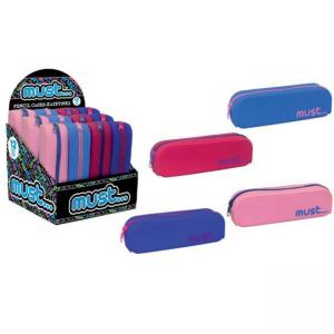 Несесер обемен силиконов Focus, 4 цвята, 20x5x6