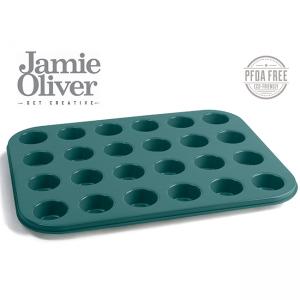 JAMIE OLIVER Форма за 24 бр.мини мъфини - 35 х 27см - цвят атлантическо зелено