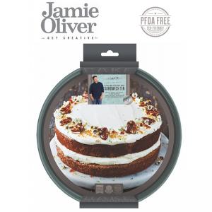 JAMIE OLIVER Кръгла форма с падащо дъно - Ø 23,6 см - цвят атлантическо зелено
