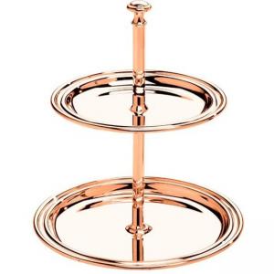 ZILVERSTAD Етажерка за сладкиши с медно покритие