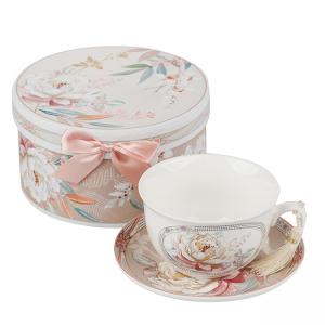 Божур сет чаша + чинийка