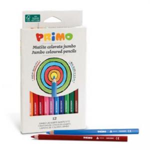 Моливи 12 цв., Maxi, шестоъгълни, Ø 5.5 мм графит, FSC