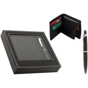 Комплект химикалка и портфейл