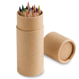 Кутия с 12 цветни молива