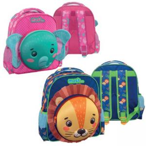 Раница детска с 2 ципа, 31x27x10