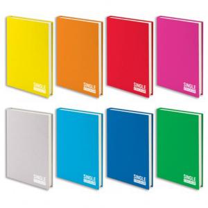 Тетрадка А5 тв.корица Single Colour, 96 л.ред