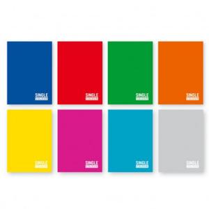 Тетрадка А4, гланц лам. 60+2 л.5x5, Single Colour