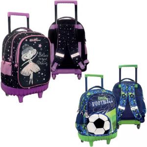 Раница тролей с 3 ципа Glow in the dark, 34x20x45 Раница тролей с 3 ципа Glow in the dark, 34x20x45