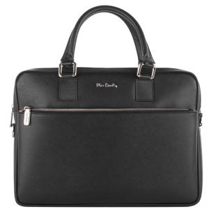Чанта за лаптоп от естествена кожа - PIERRE CARDIN