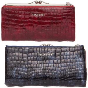 Дамско портмоне с  крокодилски принт - ROSSI