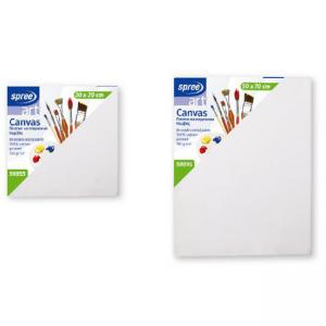 Платно на подложка 30х40 см, грундирано, 300 г/м2 памук 100%