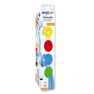 Темпера 6 цв.х 25 мл, в бурканчета