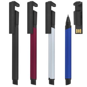 Химикалка S USB-32 GB, поставка за телефон и гума