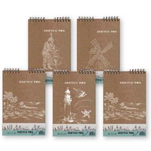 Скицник А4 спир., 80 г/м2, 100 л, за молив, въглен, пастел, сухи техники