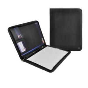 Конферентна папка, изк. кожа, с цип и бележник, 330х256х22