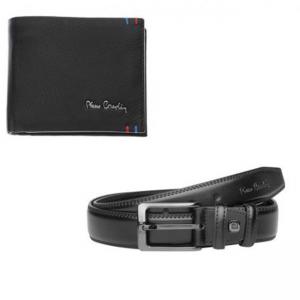 Мъжки комплект портфейл с колан - 120 см