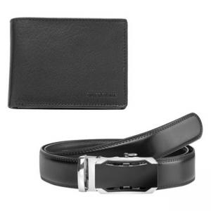 Комплект от колан и портфейл - SILVER FLAME - 115 см