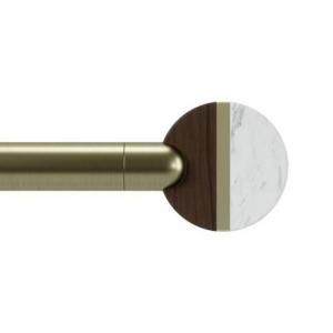 UMBRA Телескопичен корниз LOLLY - цвят месинг мат - размер - 183-366 см.