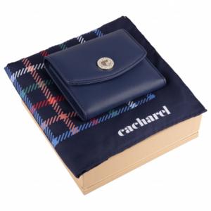 Дамски комплект шал и портмоне Harlow Navy