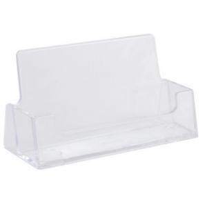 Поставка за визитки, правоъгълна, пластмаса