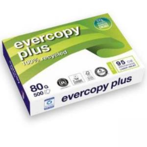 Хартия копирна, А4, Evercopy + рециклирана, 80 г/м2, 500 л.