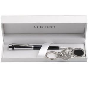 Луксозен комплект химикалка и ключодържател