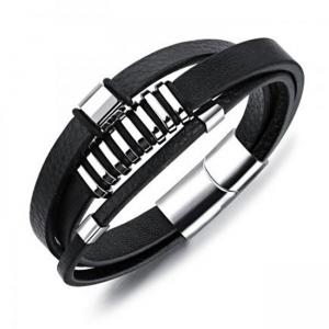 Мъжка стилна гривна SILVER FLAME