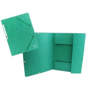 Папка с ластик A4, 400 г, зелена, Buffetti
