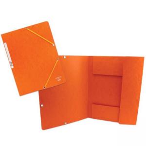 Папка с ластик A4, 400 г, оранжева, Buffetti
