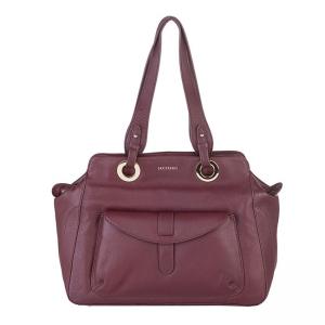 Дамска чанта цвят Винено червен - ROSSI